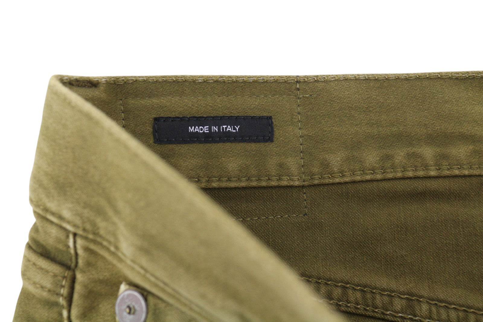 R13 Boyfriend Women Jeans 30 Olive Moleskin Cropped FW25