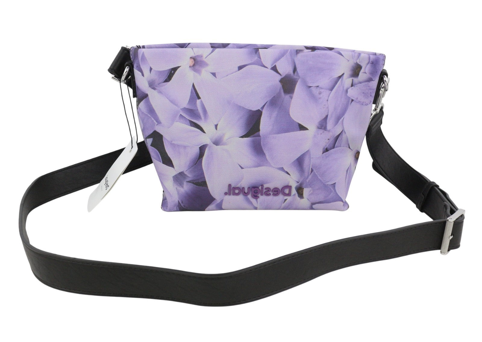 DESIGUAL Bols Imperial Patch Calpe Women Bag OS Purple Floral Print Crossbody