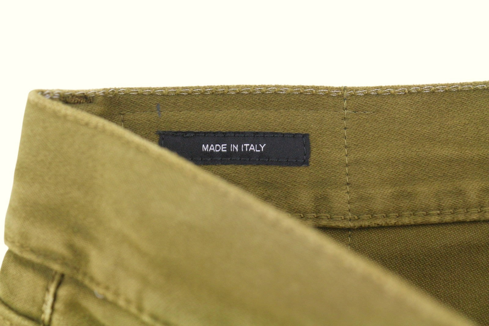 R13 Boyfriend Women Trousers 29 Olive Moleskin Cropped FW25