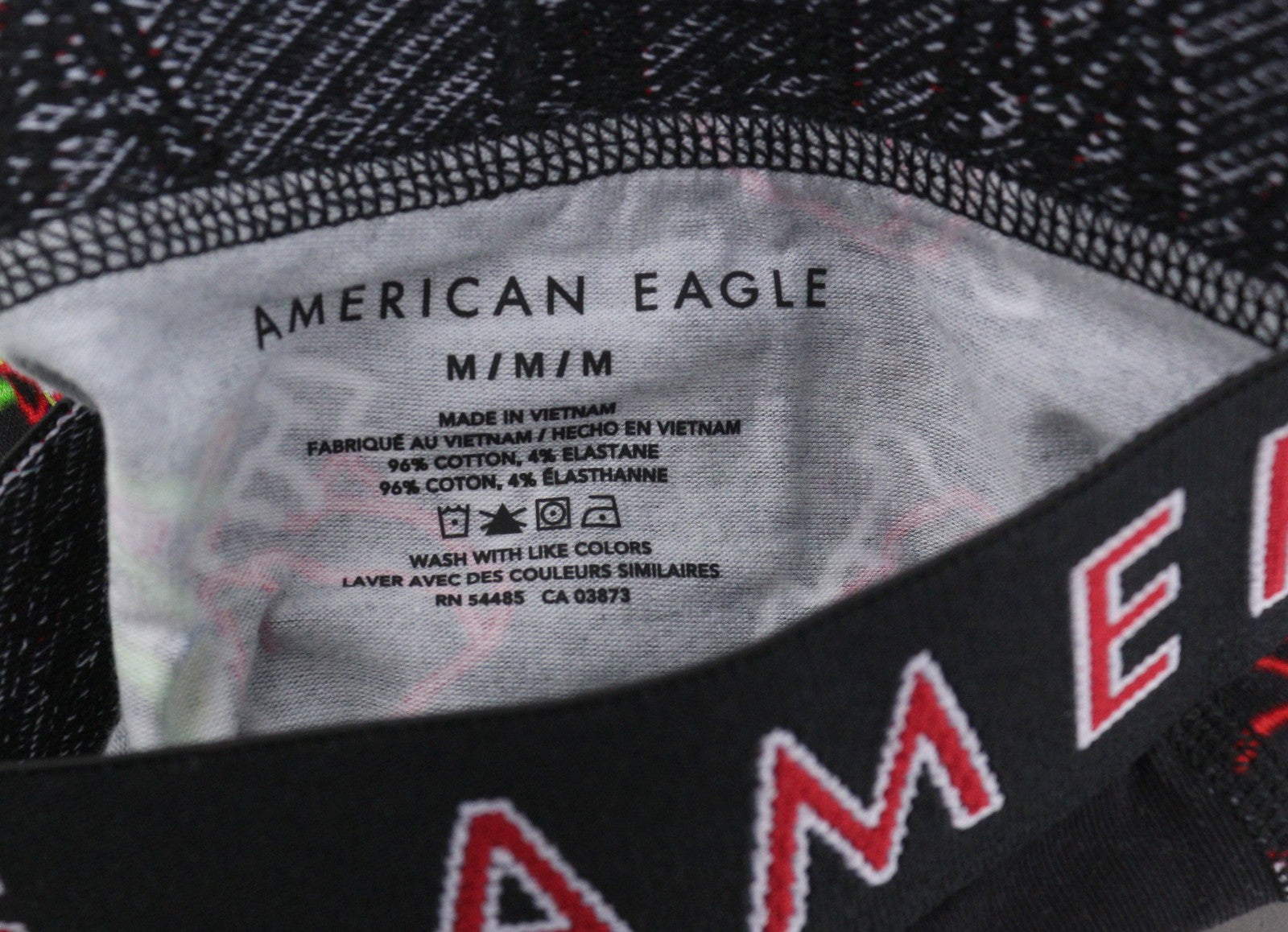 AMERICAN EAGLE OUTFITTERS Men Underwear M Patterned Boxer Brief Soft Jersey