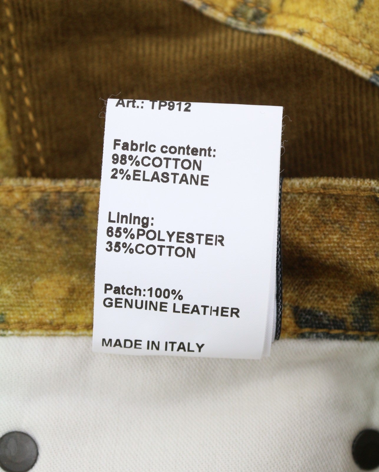 R13 Slouch Motocross Women Trousers 27 Floral Velveteen PF25 RRP1795