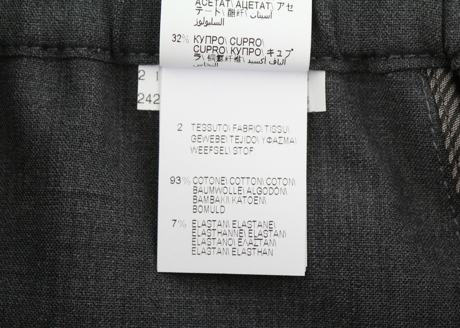 BRUNELLO CUCINELLI Women Trousers EU38 Grey Wool Blend