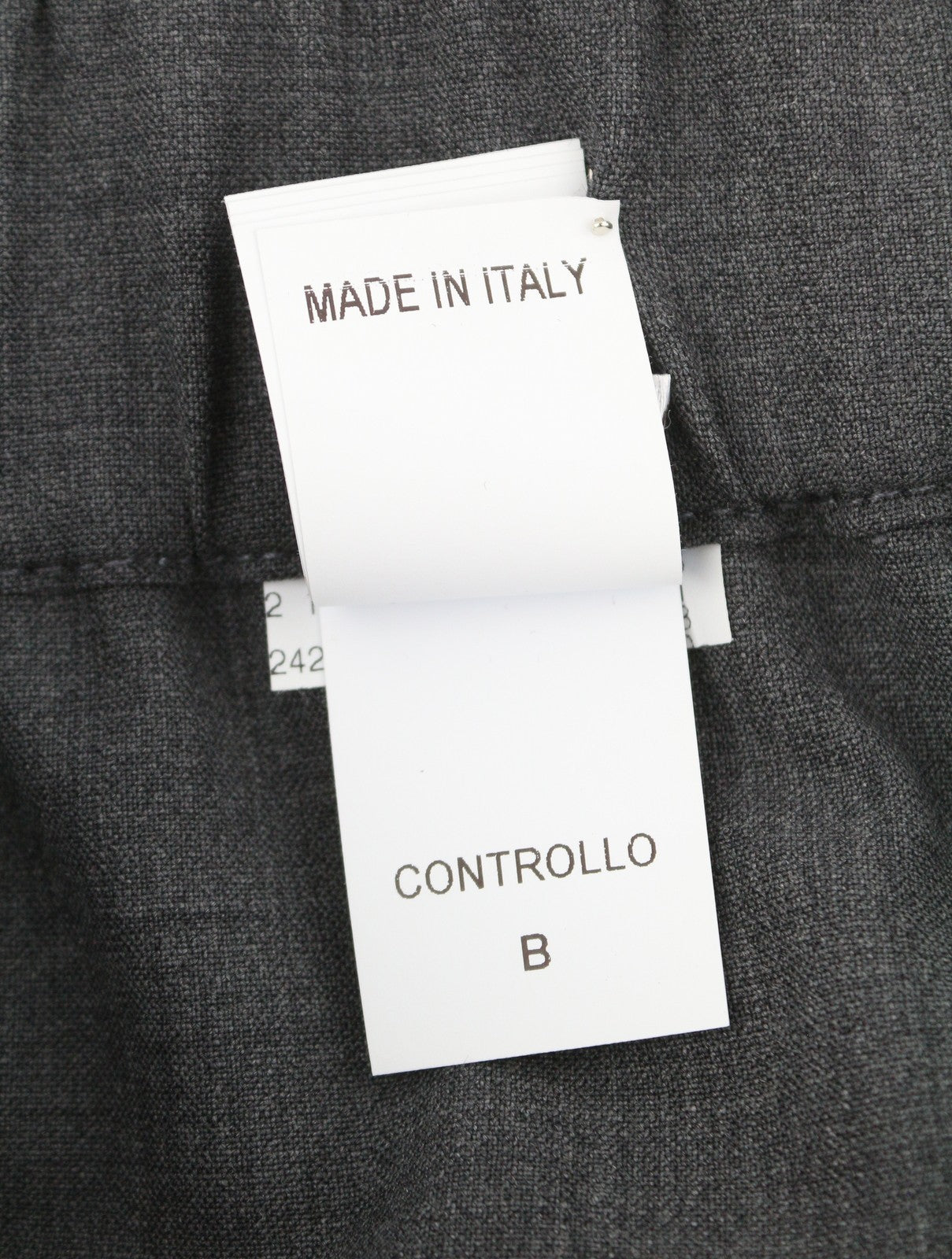 BRUNELLO CUCINELLI Women Trousers EU38 Grey Wool Blend