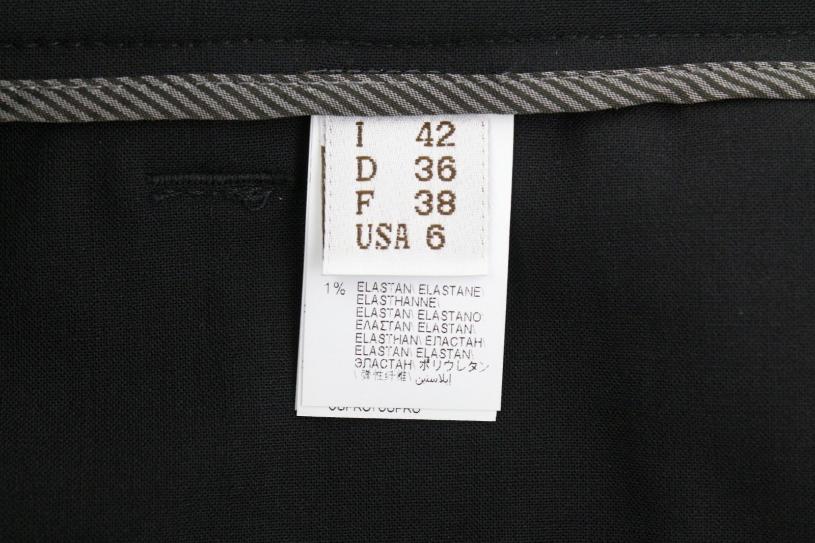 BRUNELLO CUCINELLI Women Trousers EU38 Black Pleated Flared