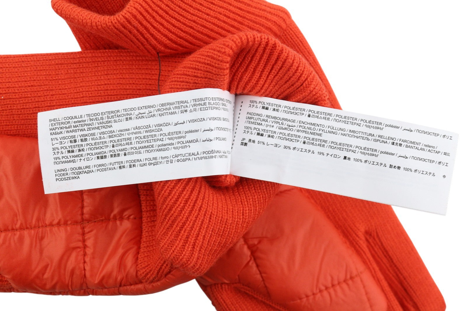DESIGUAL Pack Gift Box Padded Women Gloves & Hat Set OS Orange Quilted 2in1