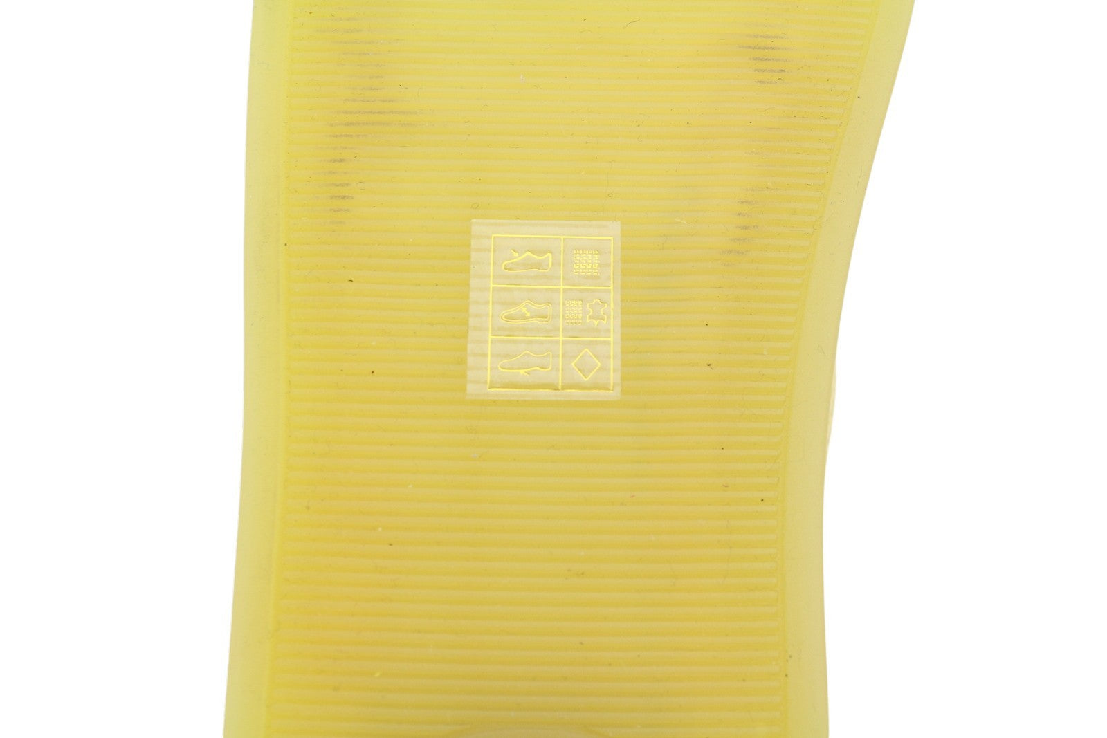 MAX&CO. Women Sneakers EU37 Yellow Textured Slip On Comfortable Sole Square