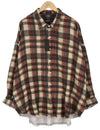 Button-Up Shredded Seam Drop Neck