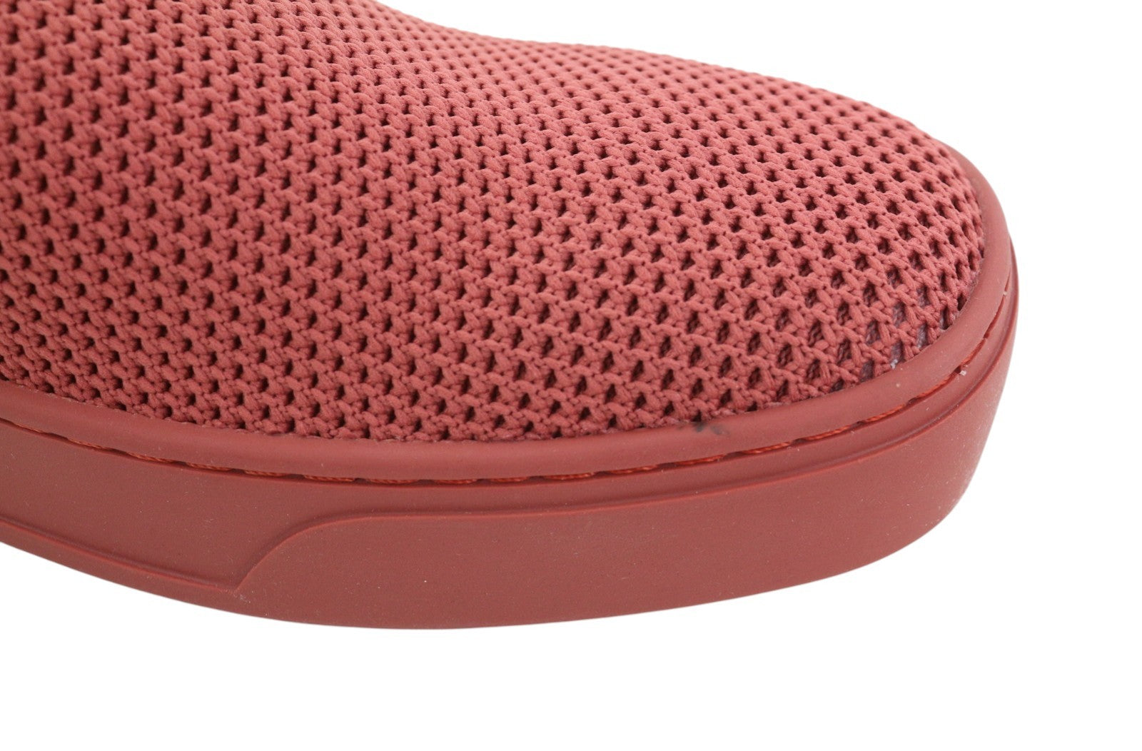 MAX&CO. Women Sneakers EU38 Brick Red Textured Slip Comfortable Sole Square Toe