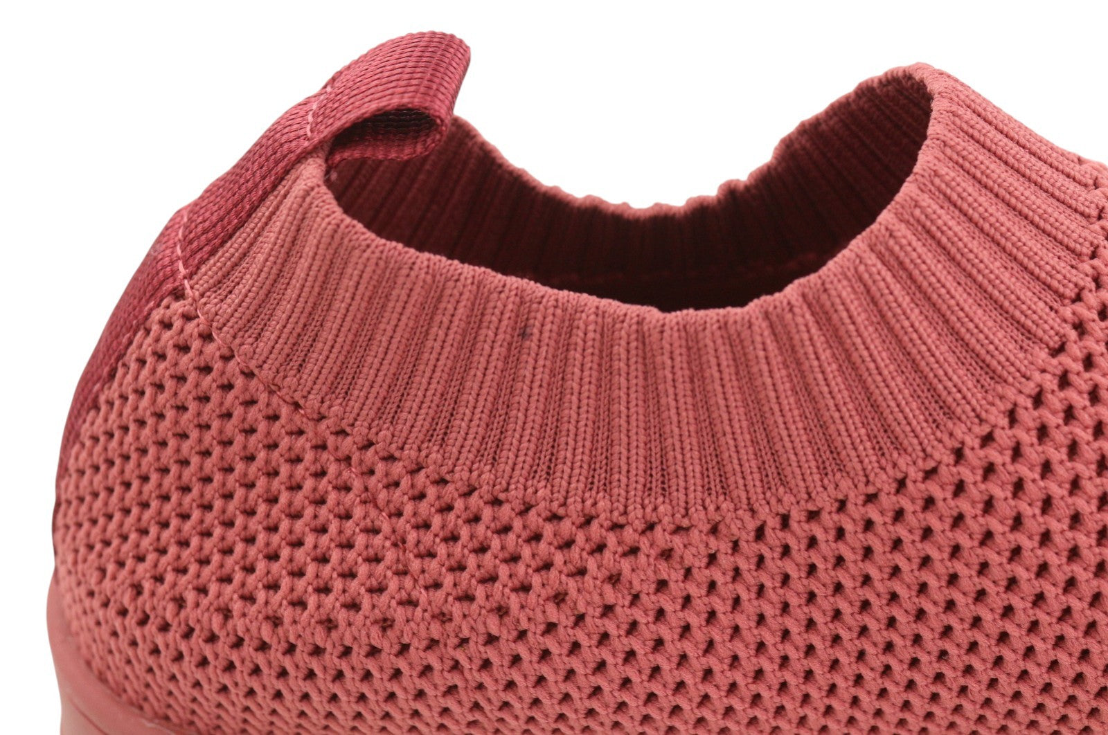 MAX&CO. Women Sneakers EU38 Brick Red Textured Slip Comfortable Sole Square Toe