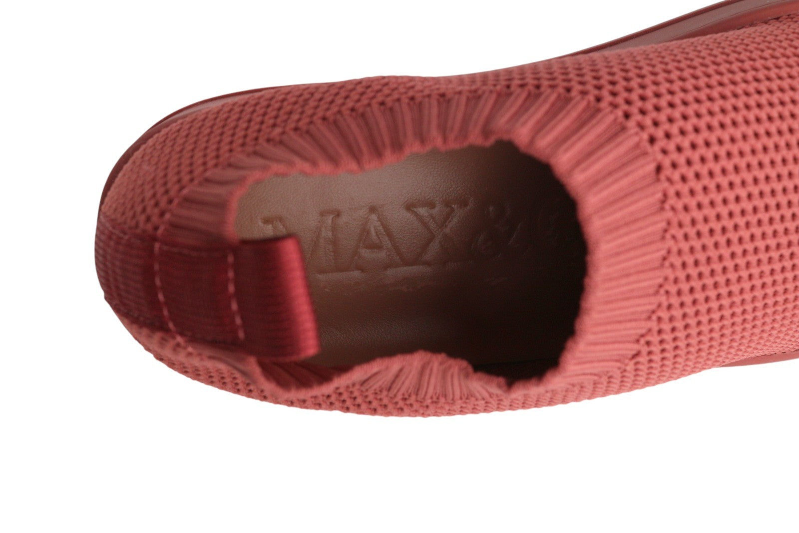 MAX&CO. Women Sneakers EU38 Brick Red Textured Slip Comfortable Sole Square Toe