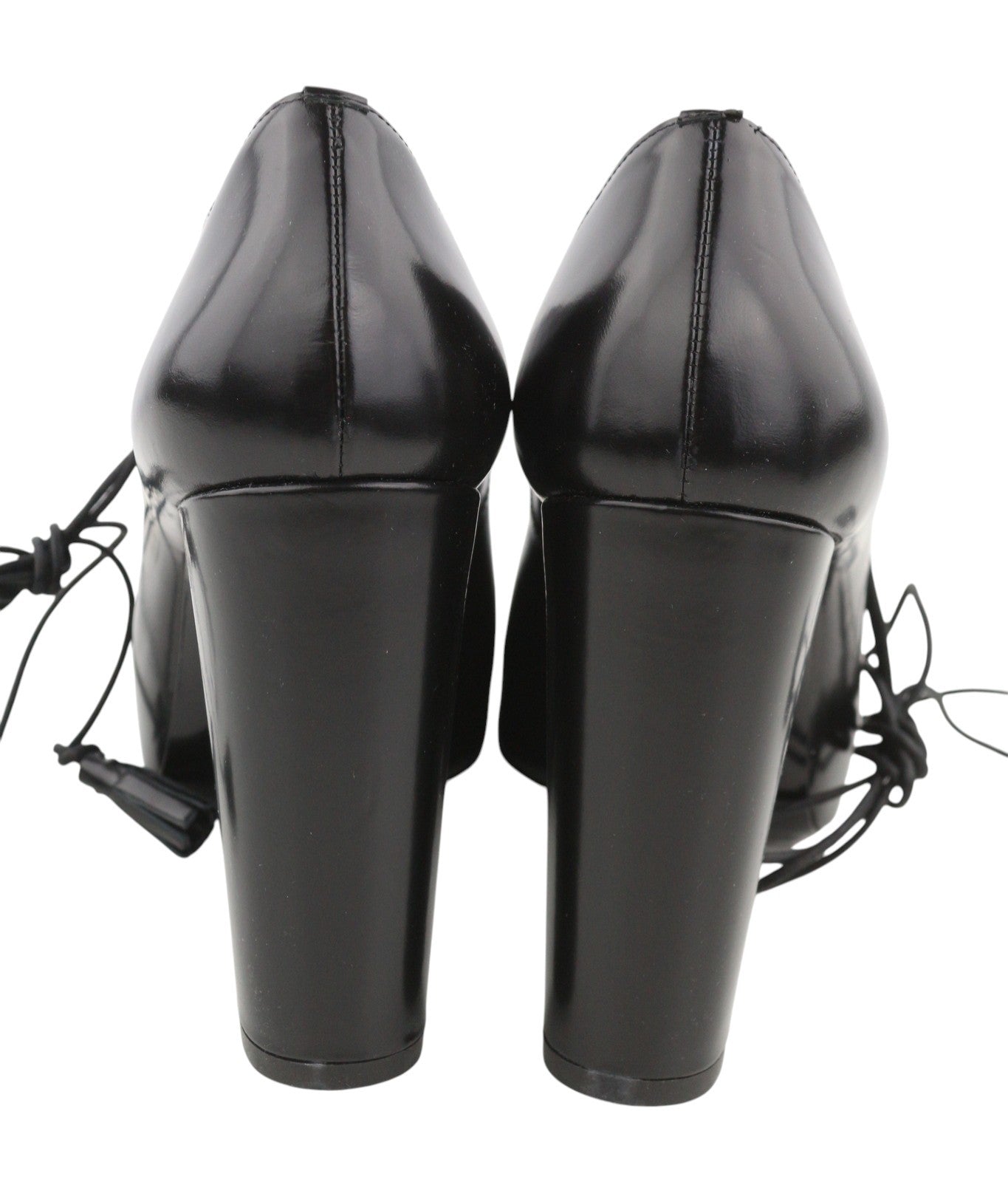 MAX MARA Sfilata Women Heels EU39 Black Leather Cut-Out Detail Pumps