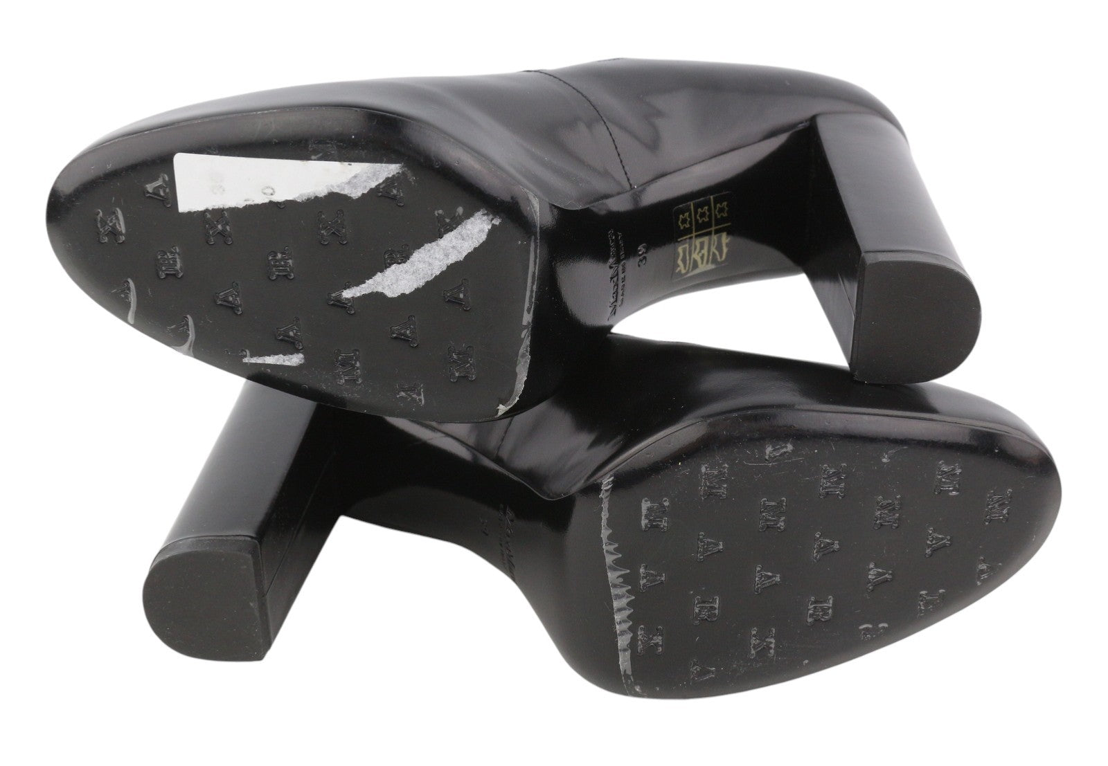 MAX MARA Sfilata Women Heels EU39 Black Leather Cut-Out Detail Pumps