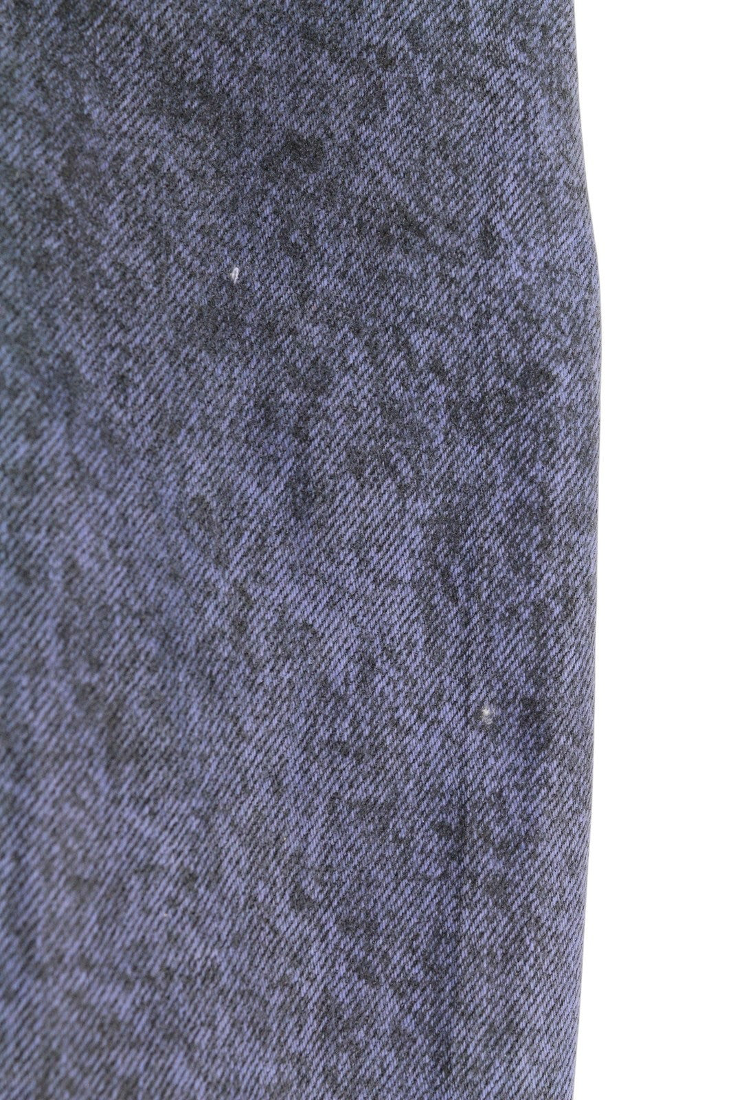 LE PERE Denim Men Blazer S Purple Waxed Single Breasted