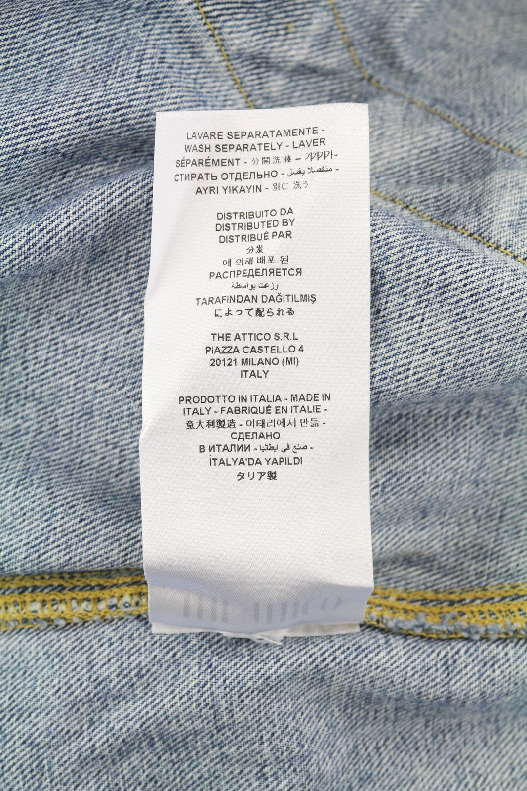 THE ATTICO Women Jacket 38 Blue Denim Bomber Hooded RRP1550