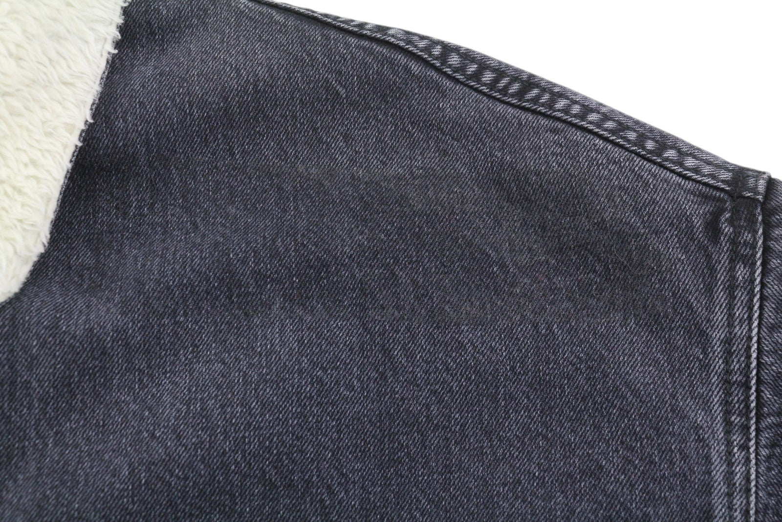 R13 Lyle Trucker Coat Women Jacket M Black Denim RRP999