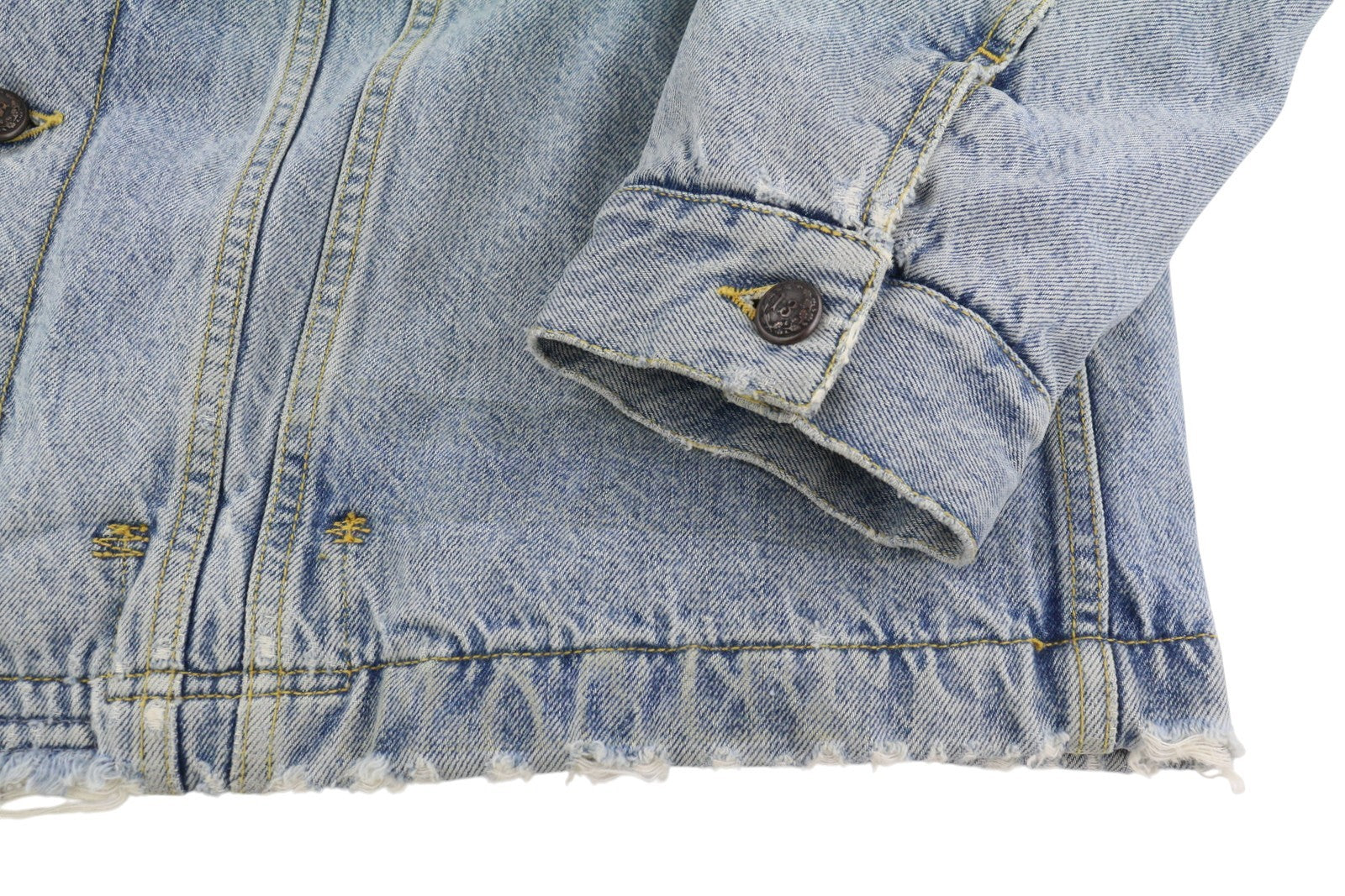 R13 Lyle Trucker Coat Women Jacket M Blue Denim RRP999