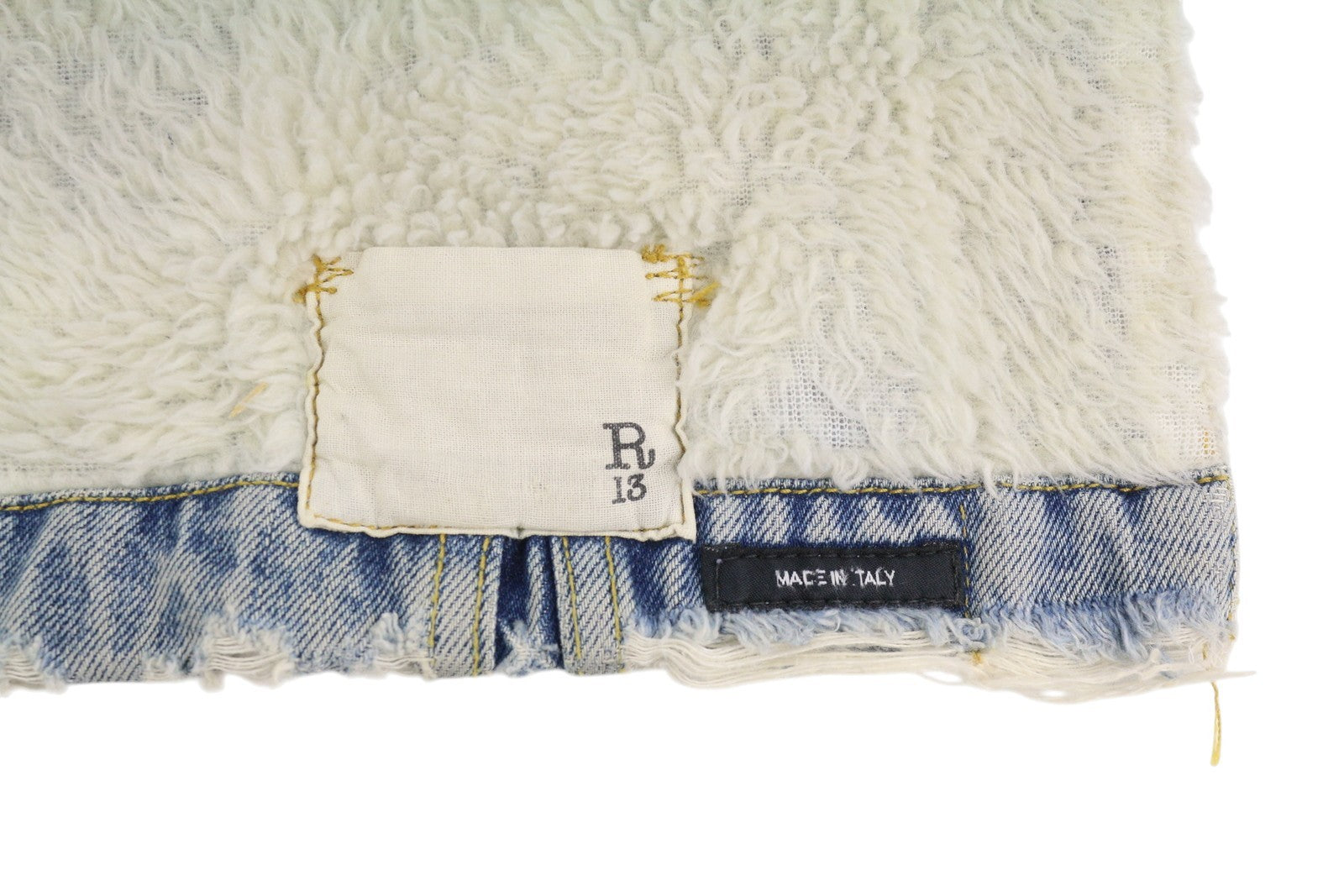 R13 Lyle Trucker Coat Women Jacket M Blue Denim RRP999