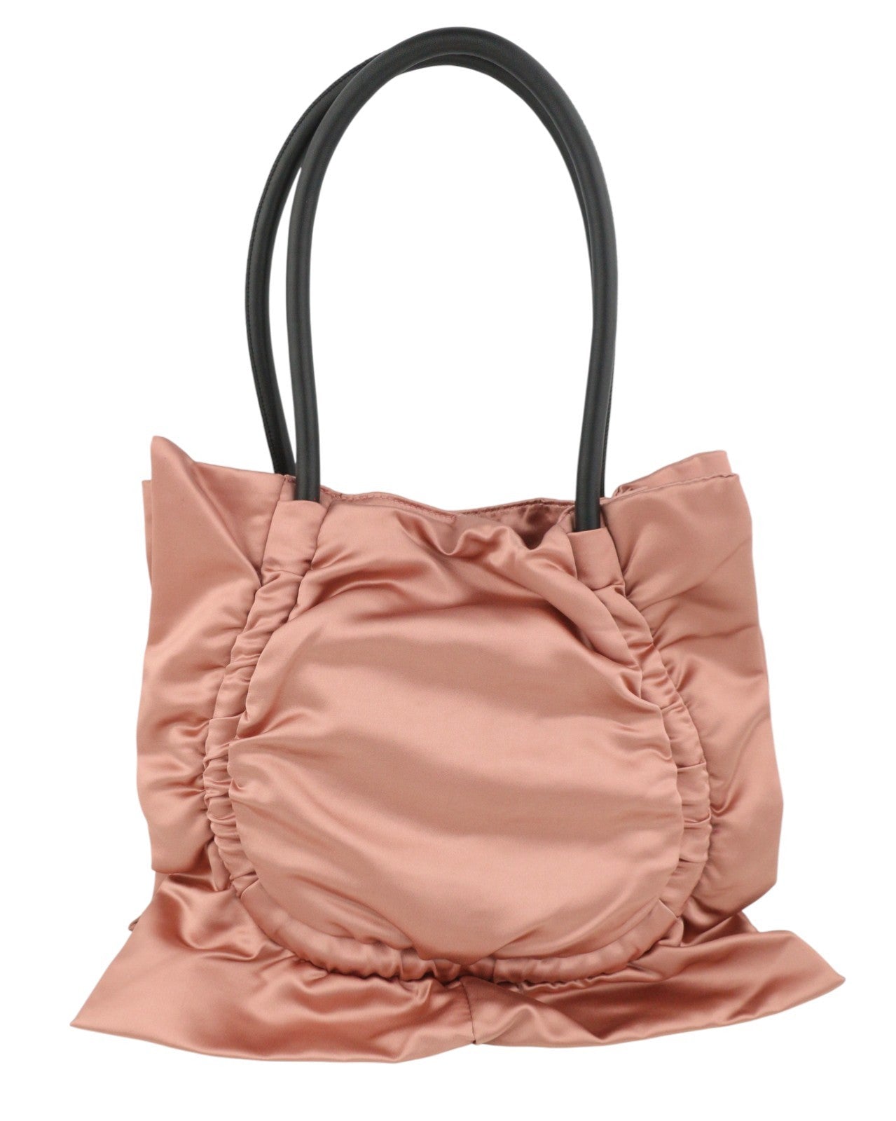 MAX&CO. Women Bag OS Pink Satin Mini Shopper Magnetic Closure