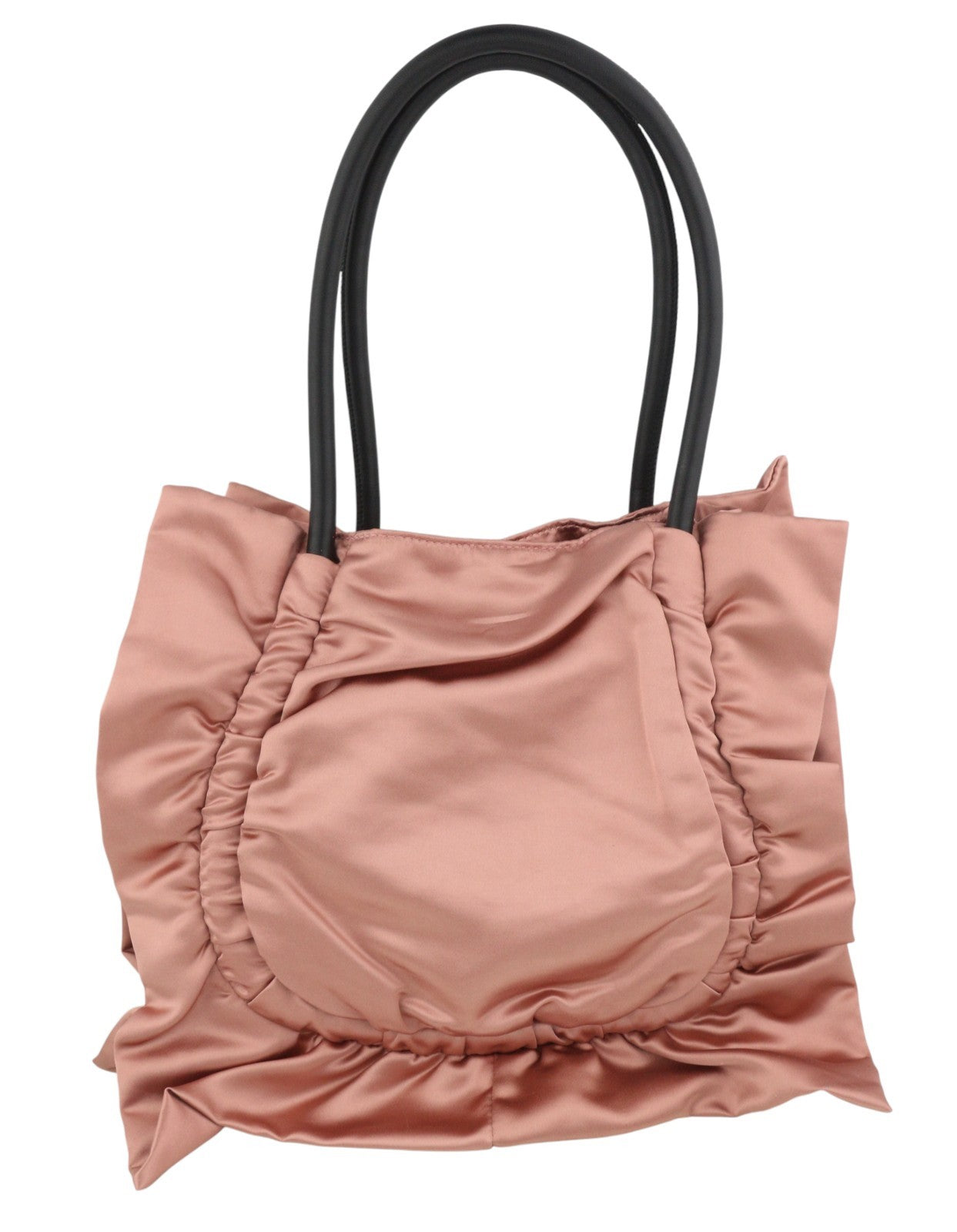 MAX&CO. Women Bag OS Pink Satin Mini Shopper Magnetic Closure