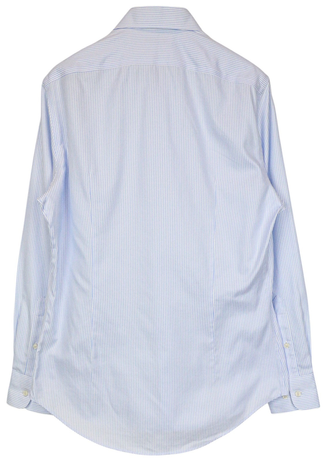 SUITSUPPLY Try On Extra Slim Men Shirt 42 Blue Pinstripe