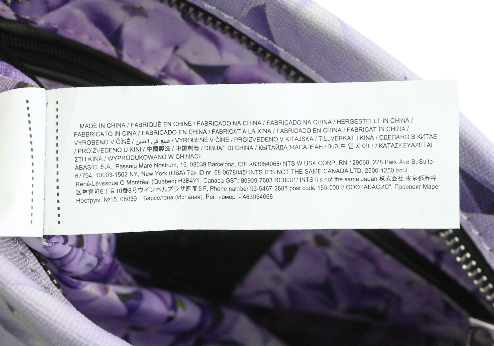 DESIGUAL Bols Imperial Patch Calpe Women Bag OS Purple Floral Zipped Crossbody