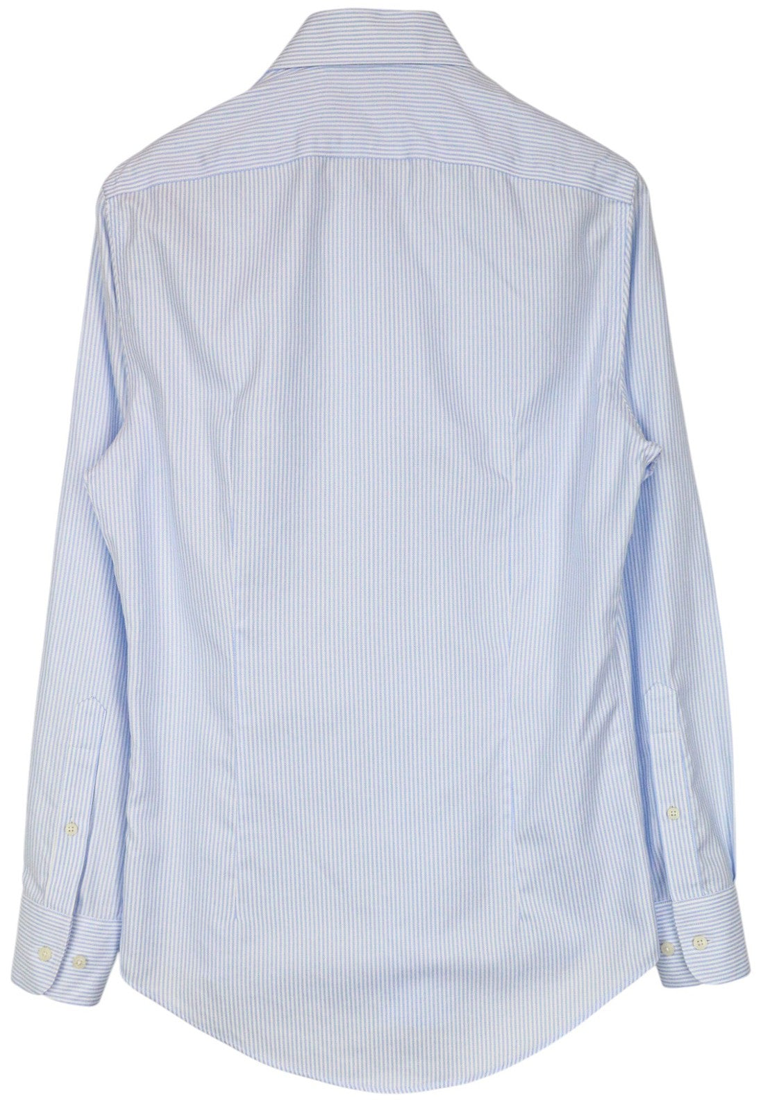 SUITSUPPLY Try On Extra Slim Men Shirt 38 Blue Pinstripe