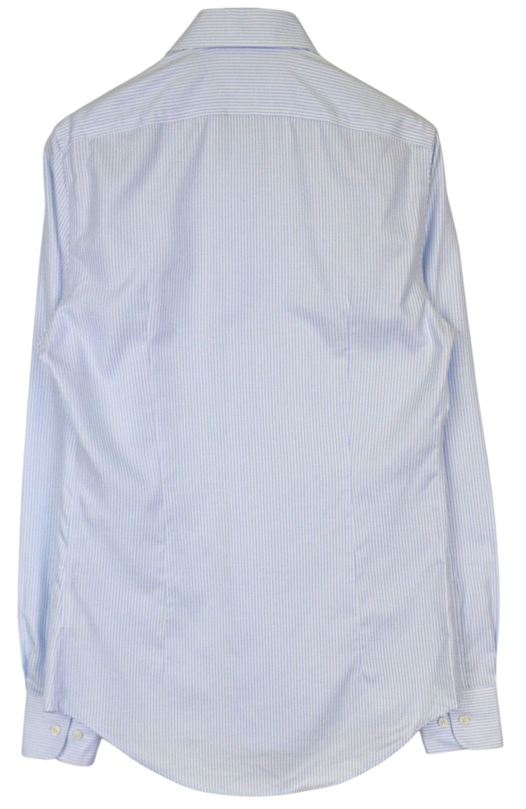 SUITSUPPLY Try On Extra Slim Men Shirt 38L Blue Pinstripe