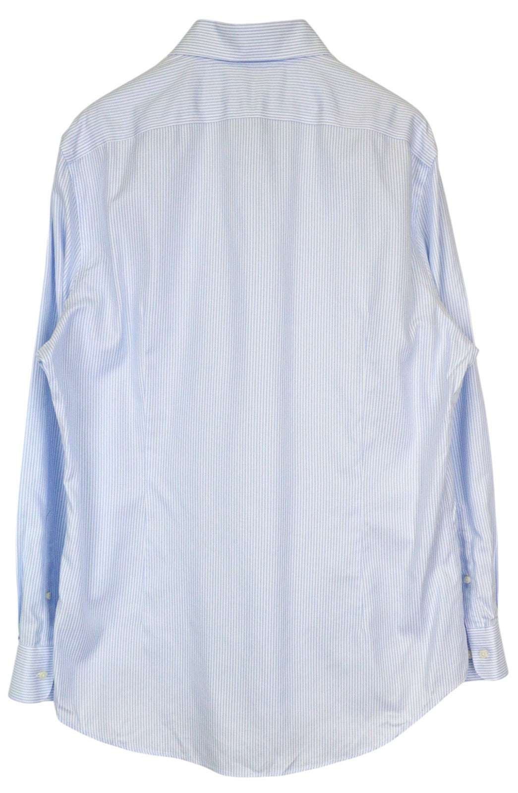 SUITSUPPLY Try On Extra Slim Men Shirt 45 Blue Pinstripe