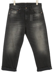 R13 Cuffed X-BF Women Jeans 30 Phantom Selvedge FW25