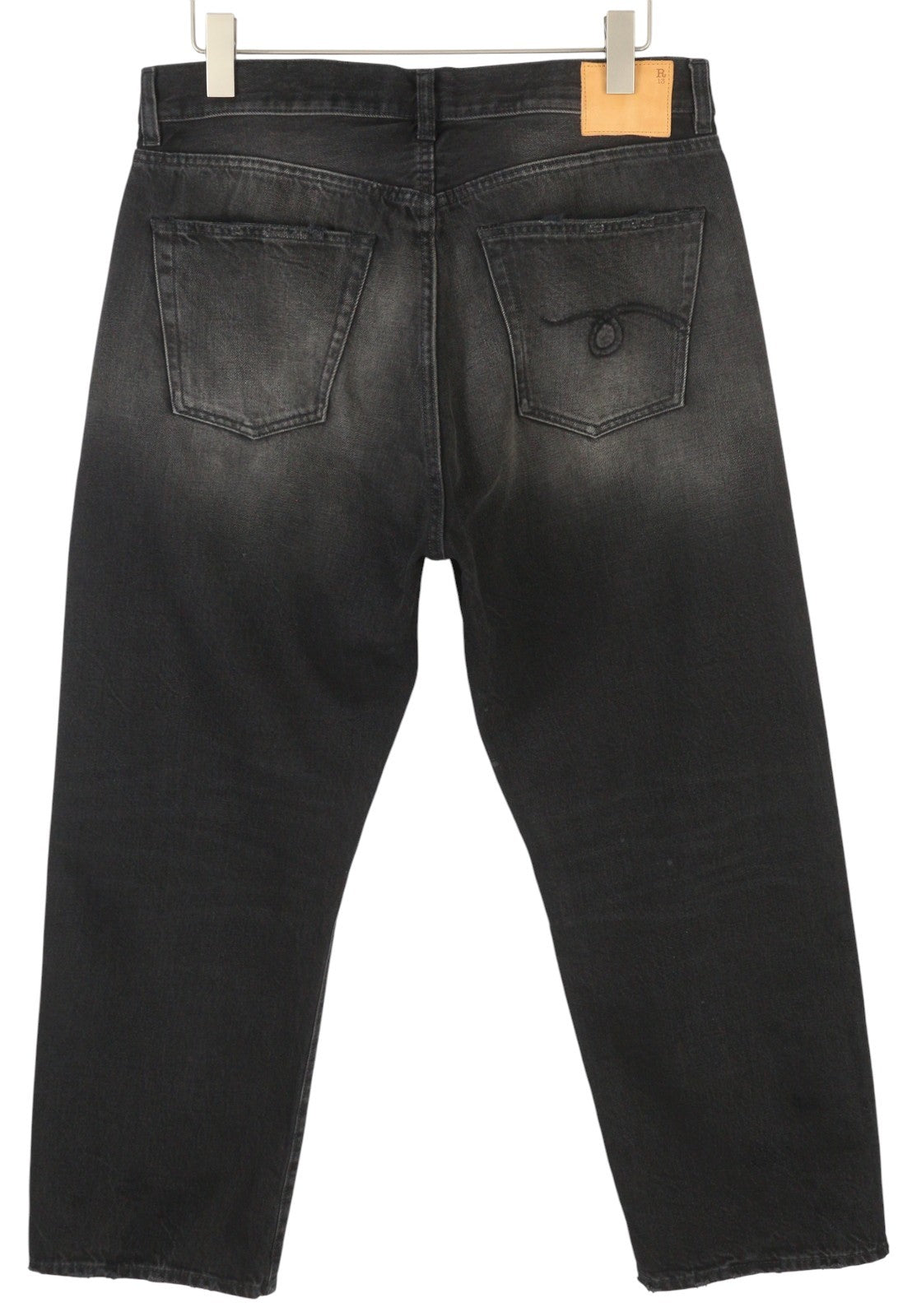 R13 Cuffed X-BF Women Jeans 30 Phantom Selvedge FW25