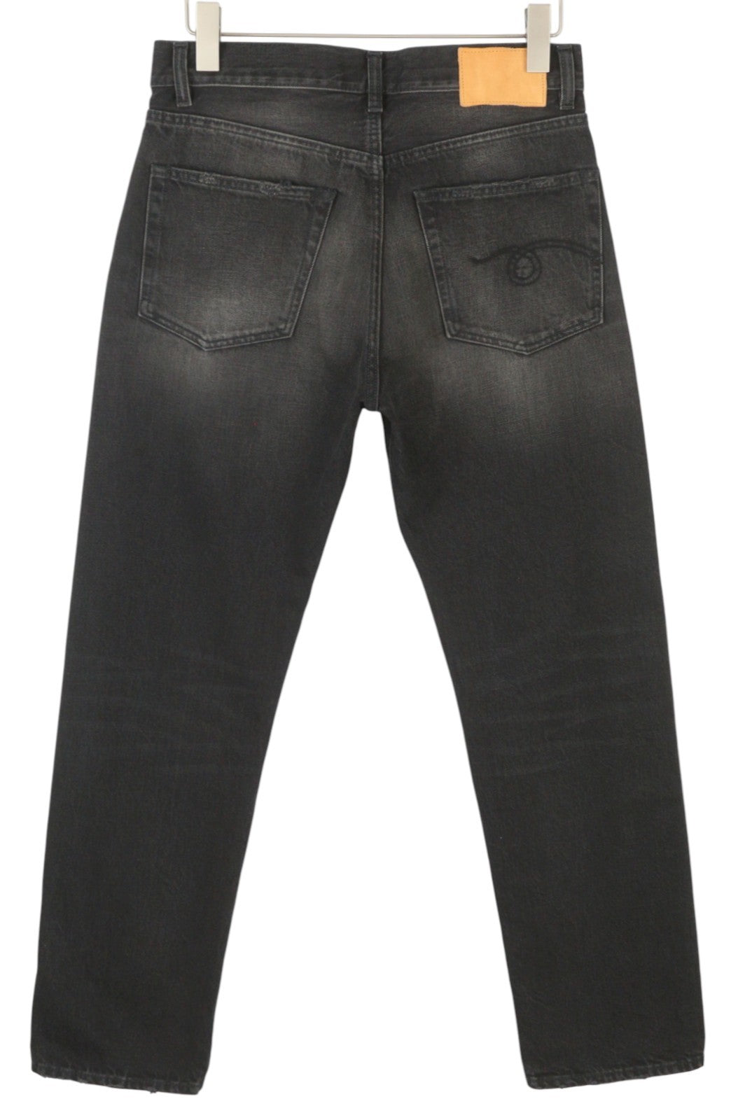 R13 Cuffed Boyfriend Men Jeans 30 Phantom Selvedge FW25