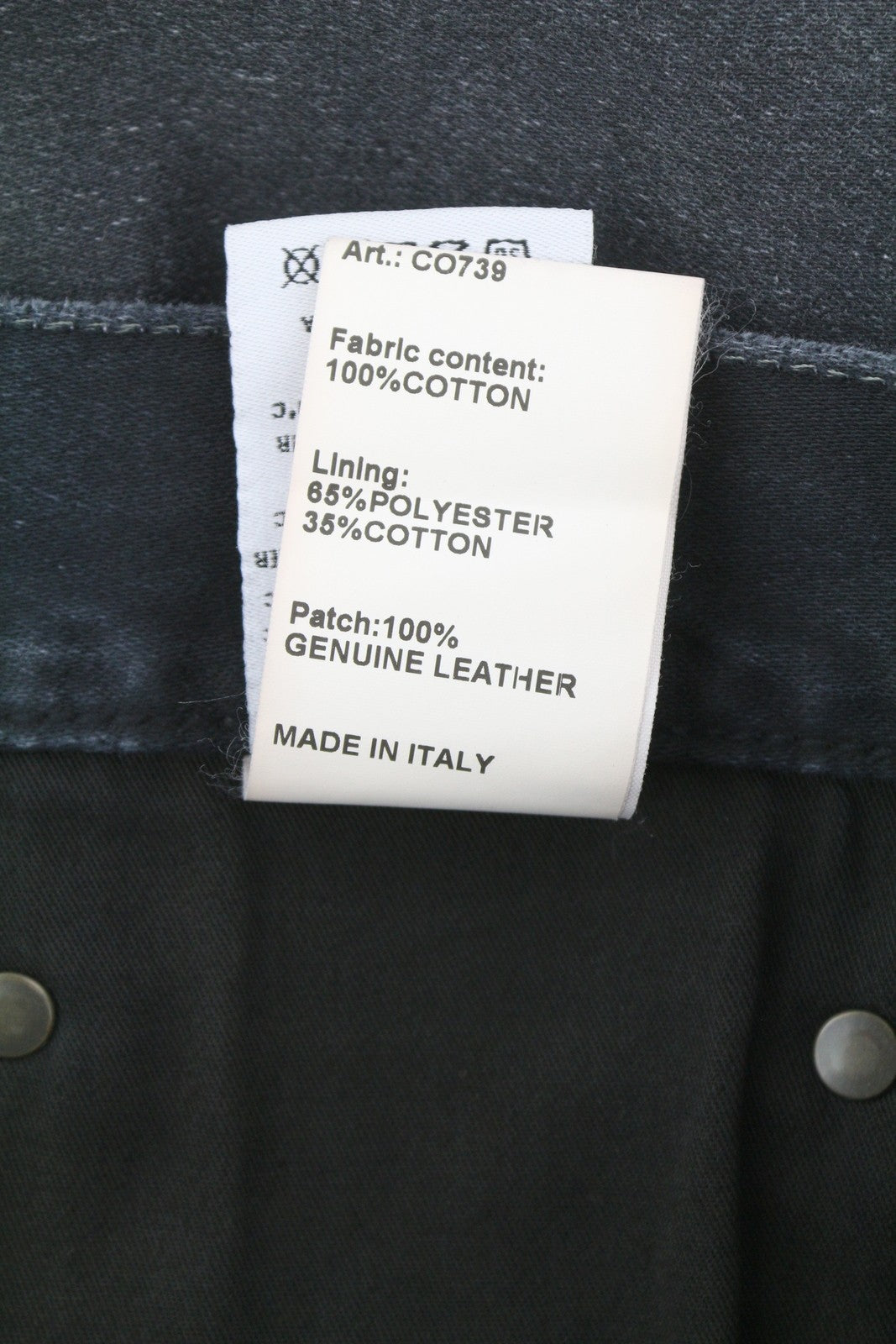 R13 X-BF Women Jeans 29 Black Moleskin FW25