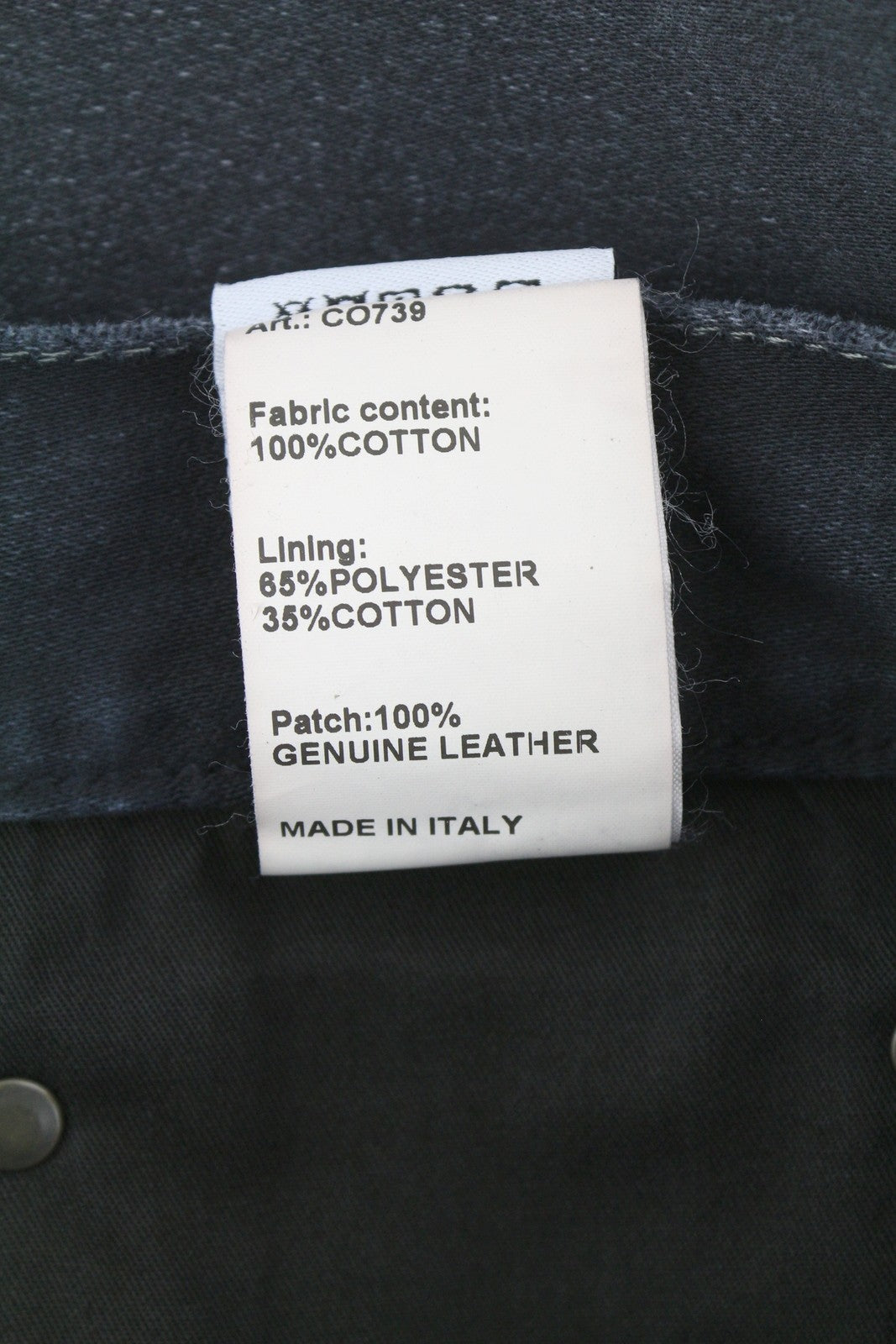 R13 X-BF Women Jeans 30 Black Moleskin FW25