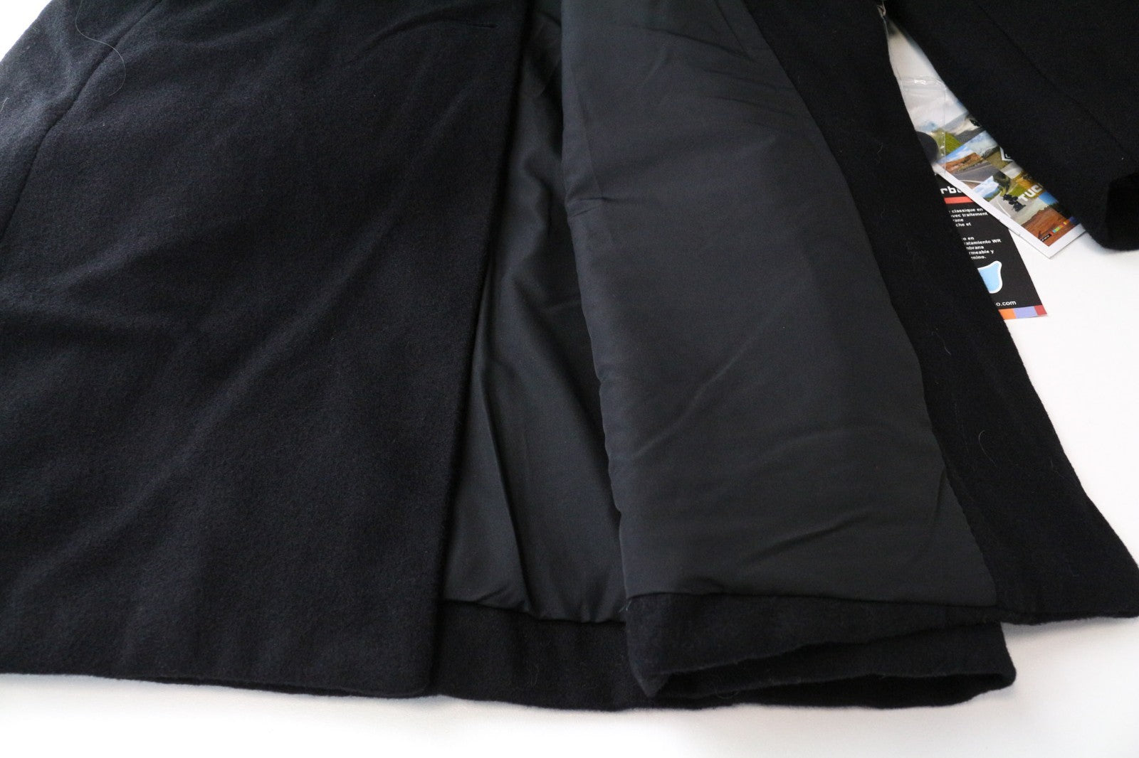 TUCANO URBANO New Carmen Women's Coat IT42 Black Wool Blend Breathable Windproof