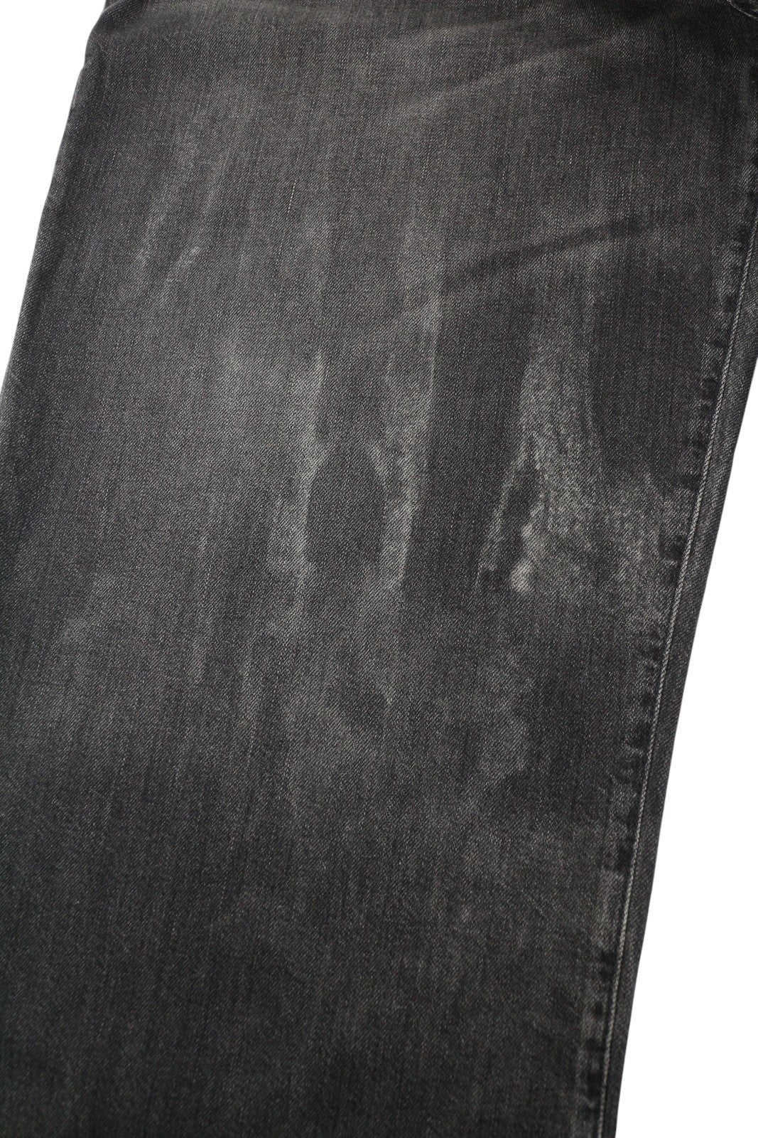 R13 Damon Pleated 29 Women Jeans Ellery Black Whiskers Faded Relaxed Fit