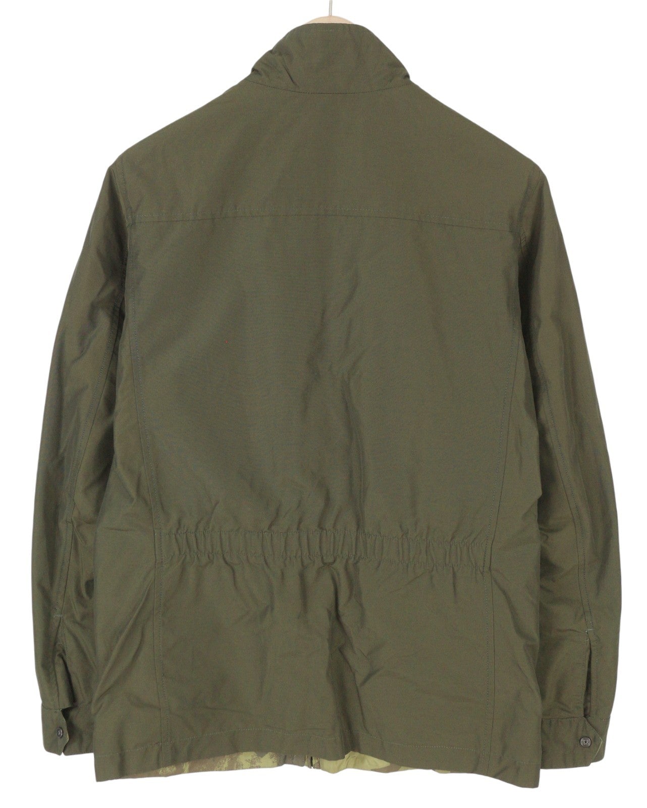 WOOLRICH Reversible Travel Men Jacket S Green Camo Lightweight Zip RRP380