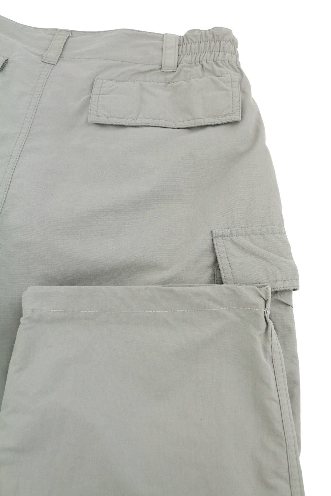 FJALLRAVEN Women Trousers 38 Grey Zip Fly Convertible 2in1 Trekking Shorts