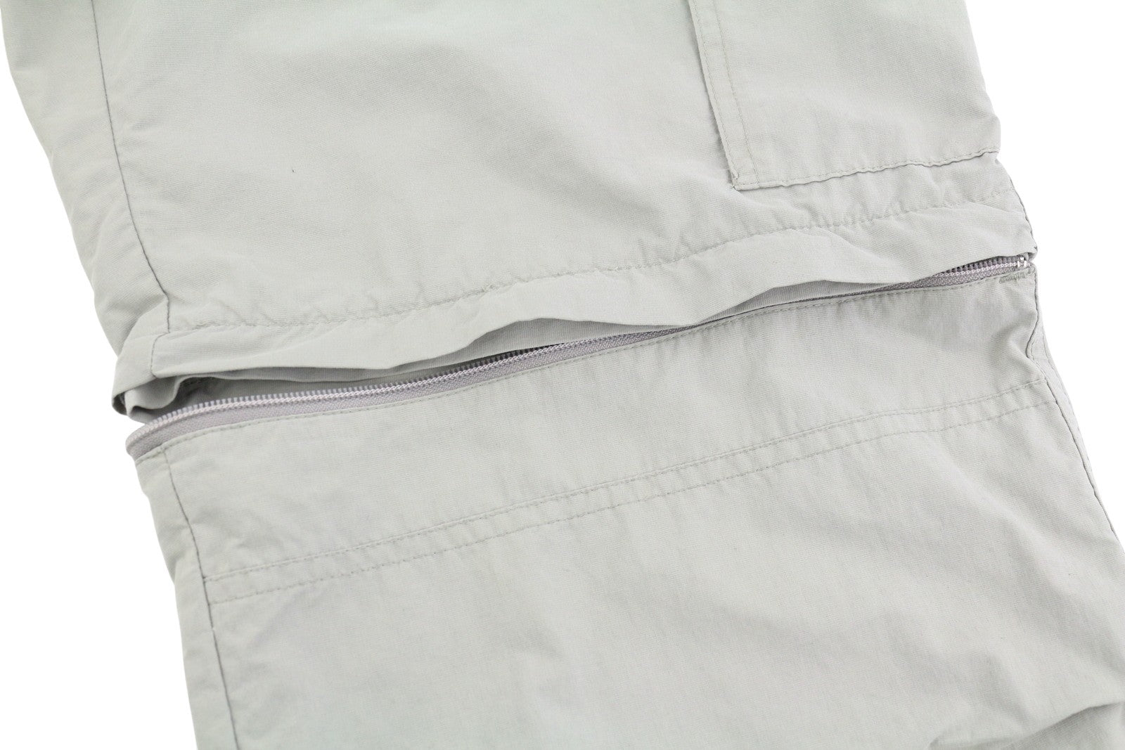 FJALLRAVEN Women Trousers 38 Grey Zip Fly Convertible 2in1 Trekking Shorts