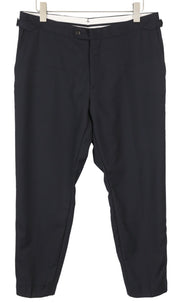 SUITSUPPLY Soho SA Men Trousers UK44S Dark Blue Wool Tapered Zip Fly