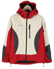 BERGANS OF NORWAY Women Jacket S Vintage Full Zip Hooded Mesh Lined Light