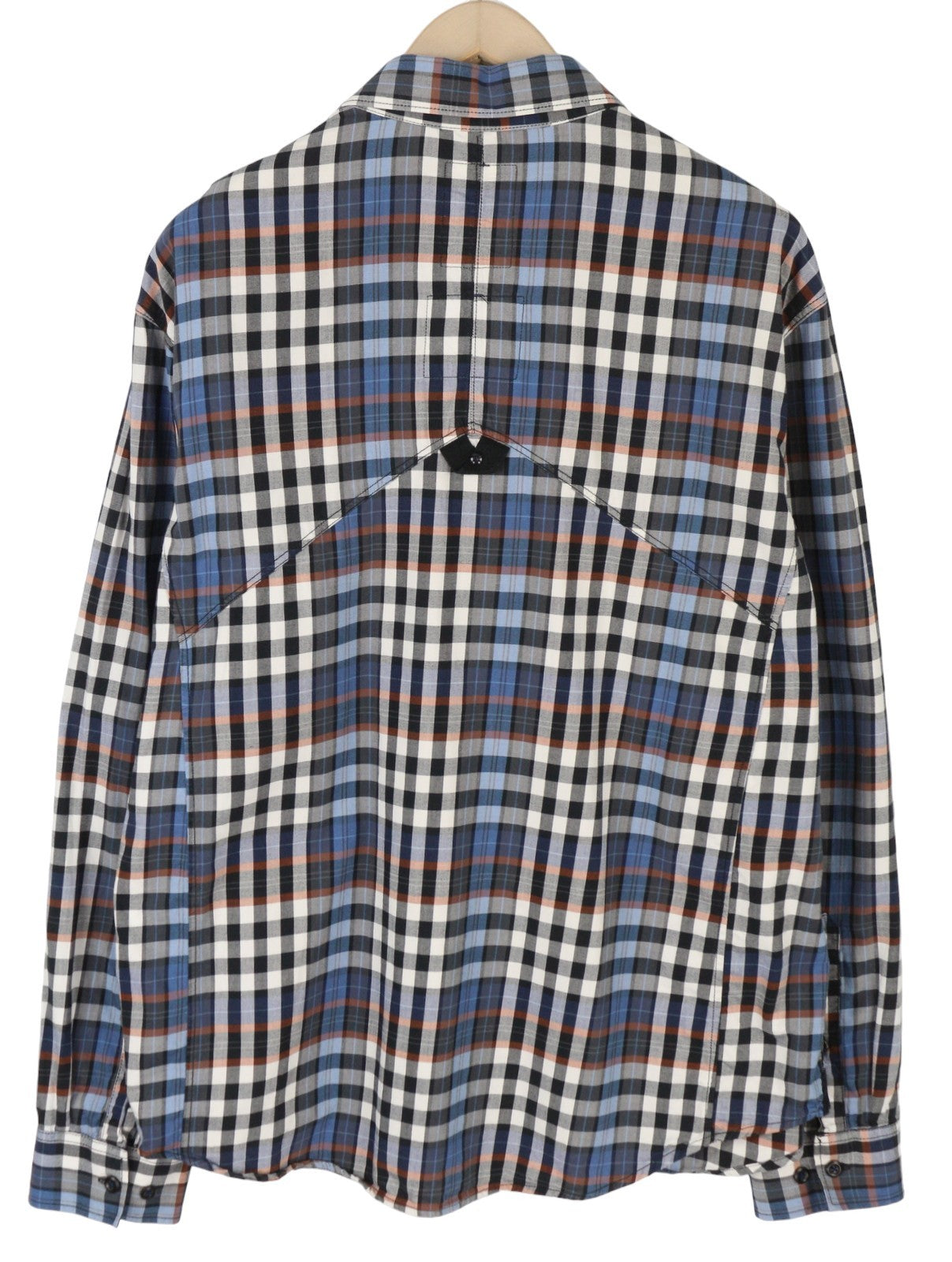 G-STAR Aero Phantom Check Men Shirt 2XL Plaid Casual Button Spread