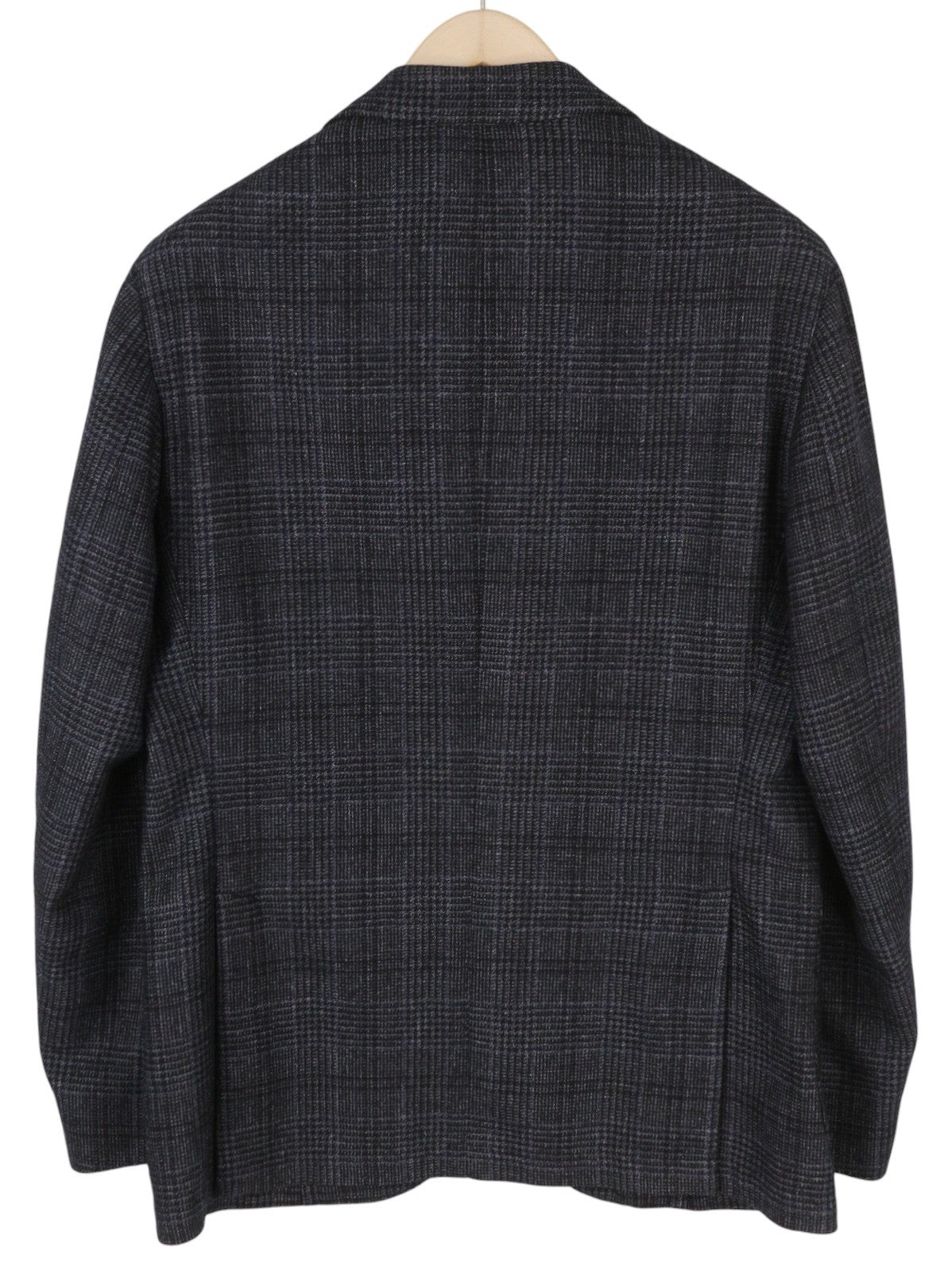 HACKETT Mayf Gmd Wool Check Men Blazer EU50 Grey Unlined Notch Lapel