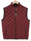 Burgundy Polyester Waistcoat