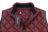 Burgundy Polyester Waistcoat