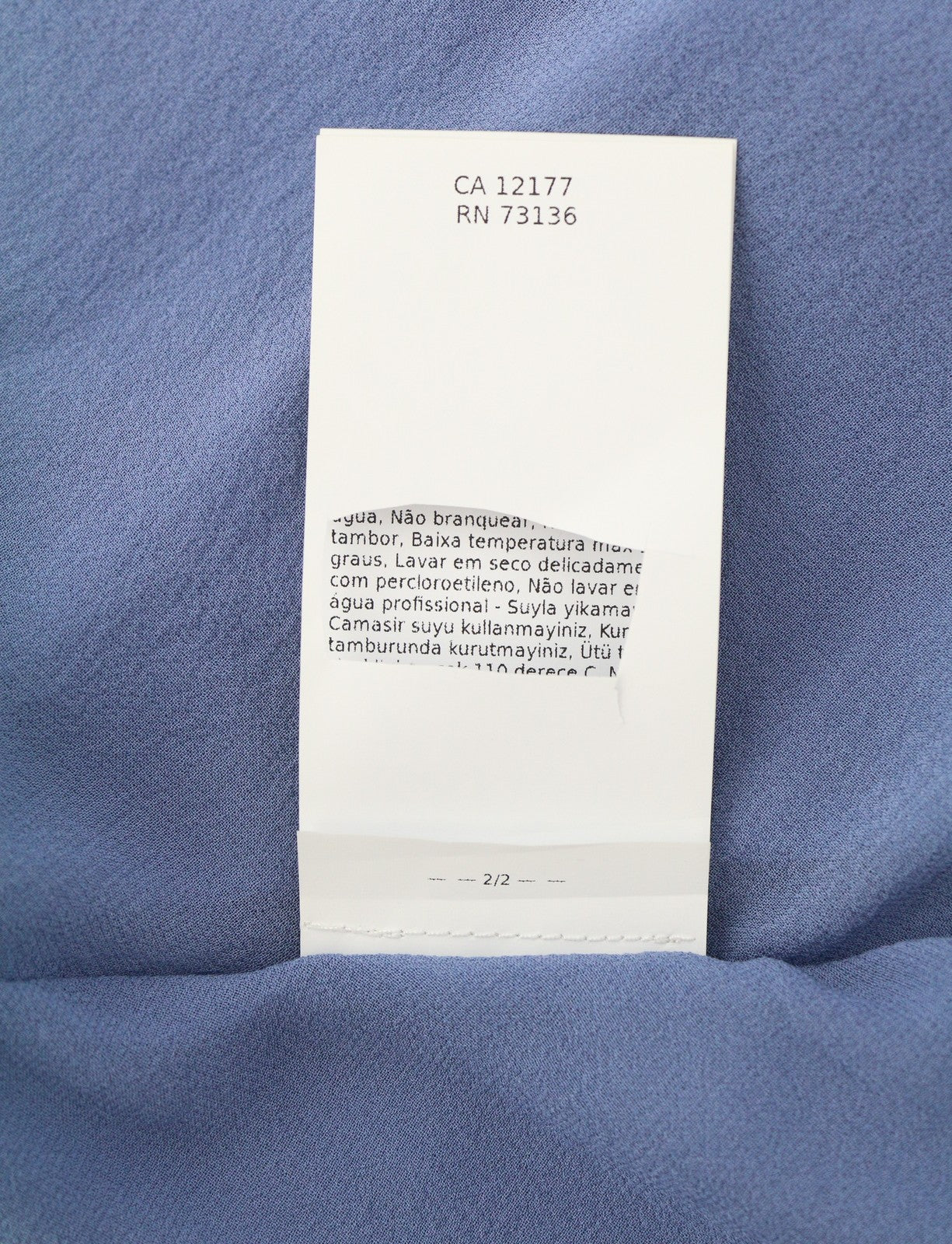 MAX MARA Women Blouse EU40 Blue Spaghetti Strap Shiny Look Lined