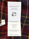 Button-Up Spray Book Check Flan Red