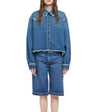Button-Up Pacific Roads Cropped Denim