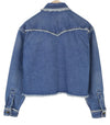 Button-Up Pacific Roads Cropped Denim