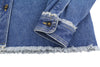 Button-Up Pacific Roads Cropped Denim