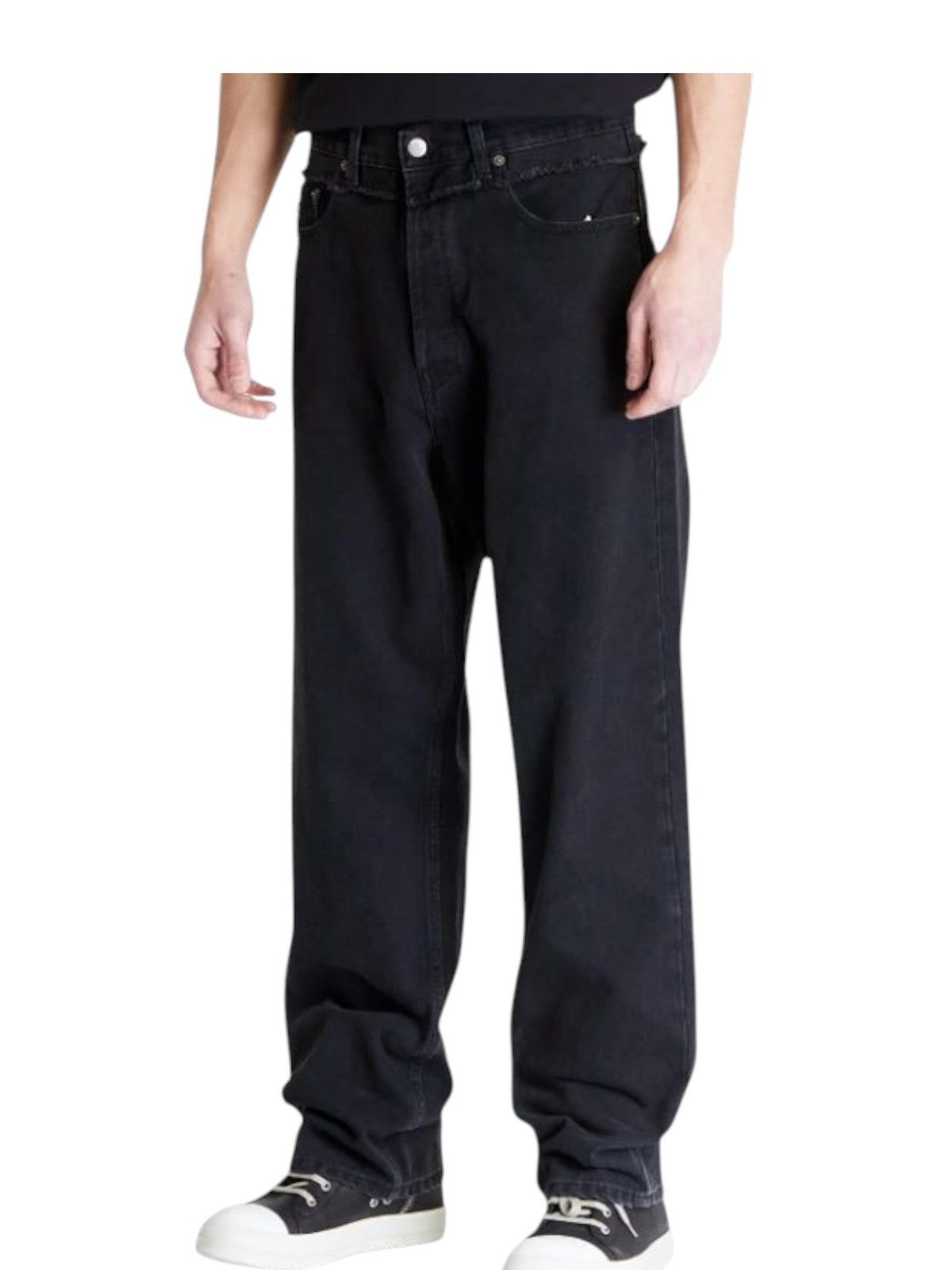 Denimjeans mit Taillendetail